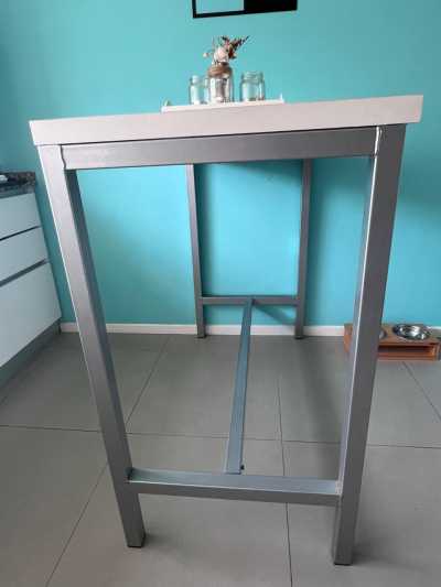 Foto 7 de Mesa de madera y hierro